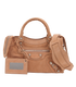 City Bag, &pound;575, Handbags, Pink, Suede, Front view